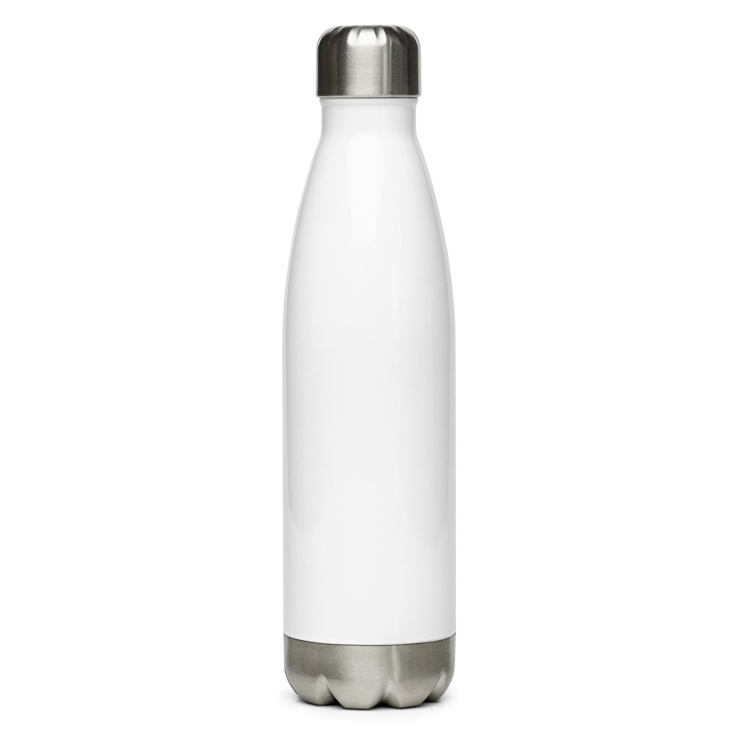 Let's Jam White Stainless steel water bottle