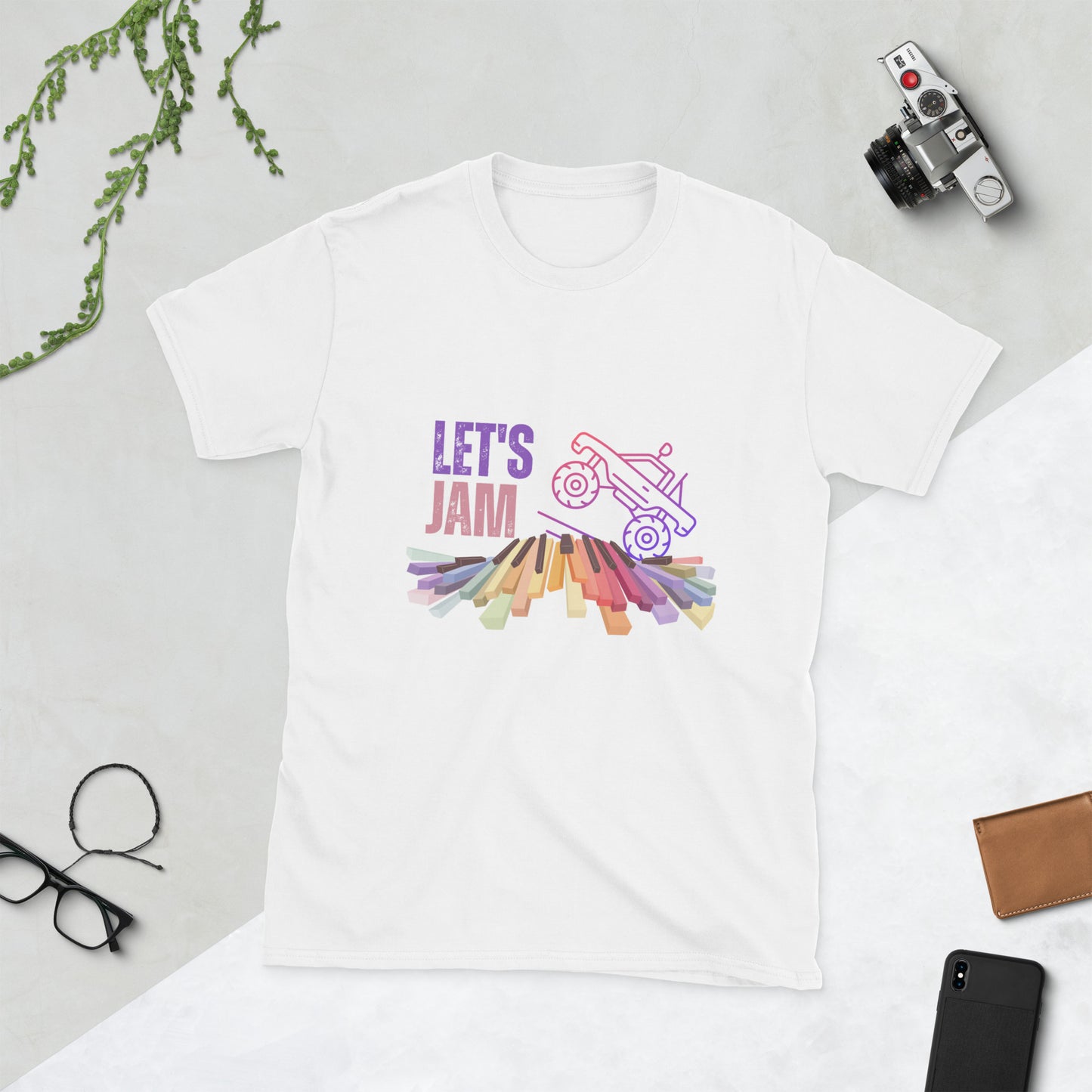 Let's Jam Short-Sleeve Unisex T-Shirt
