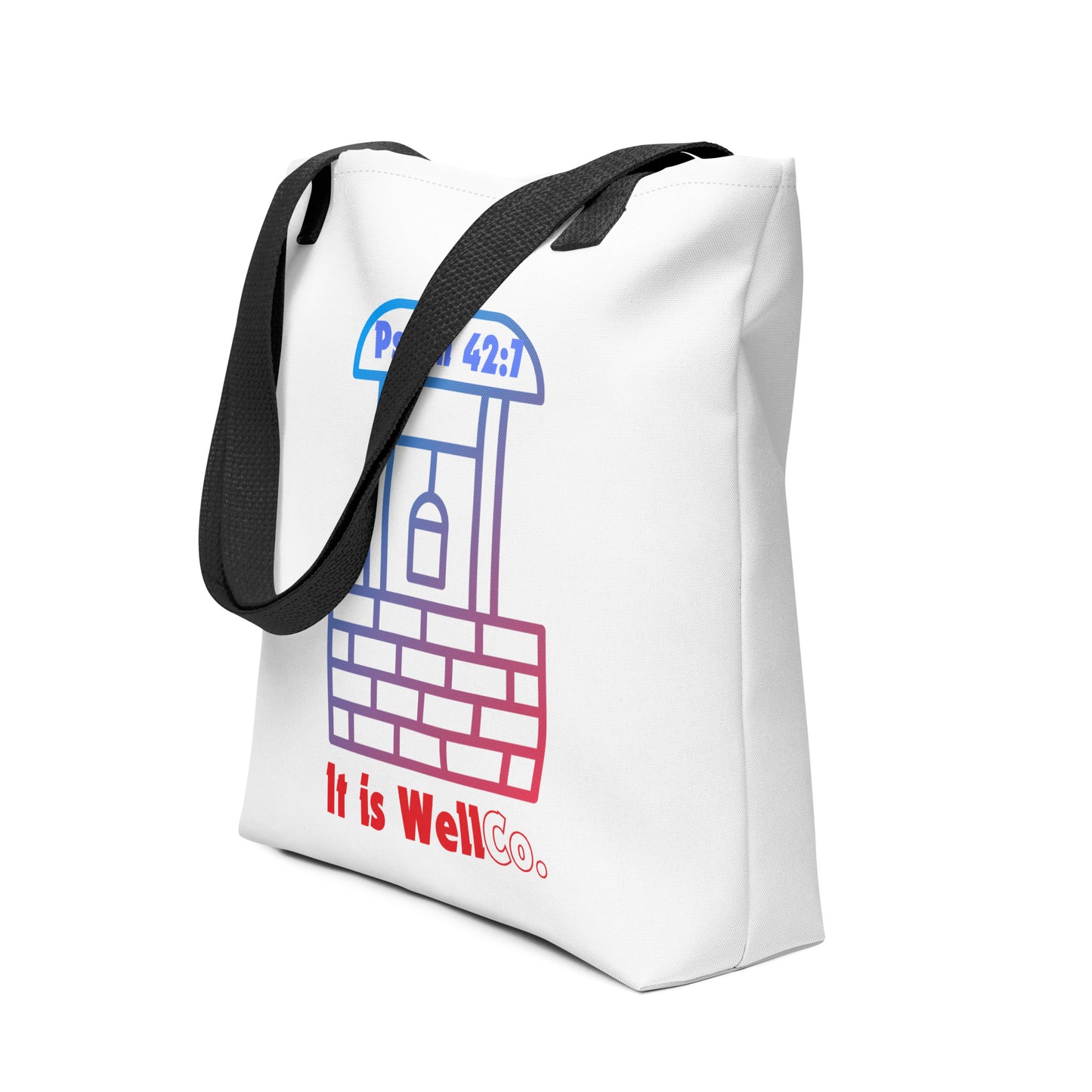 It Is Well White Tote bag