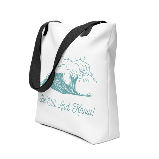 Be Still and Know Tote bag