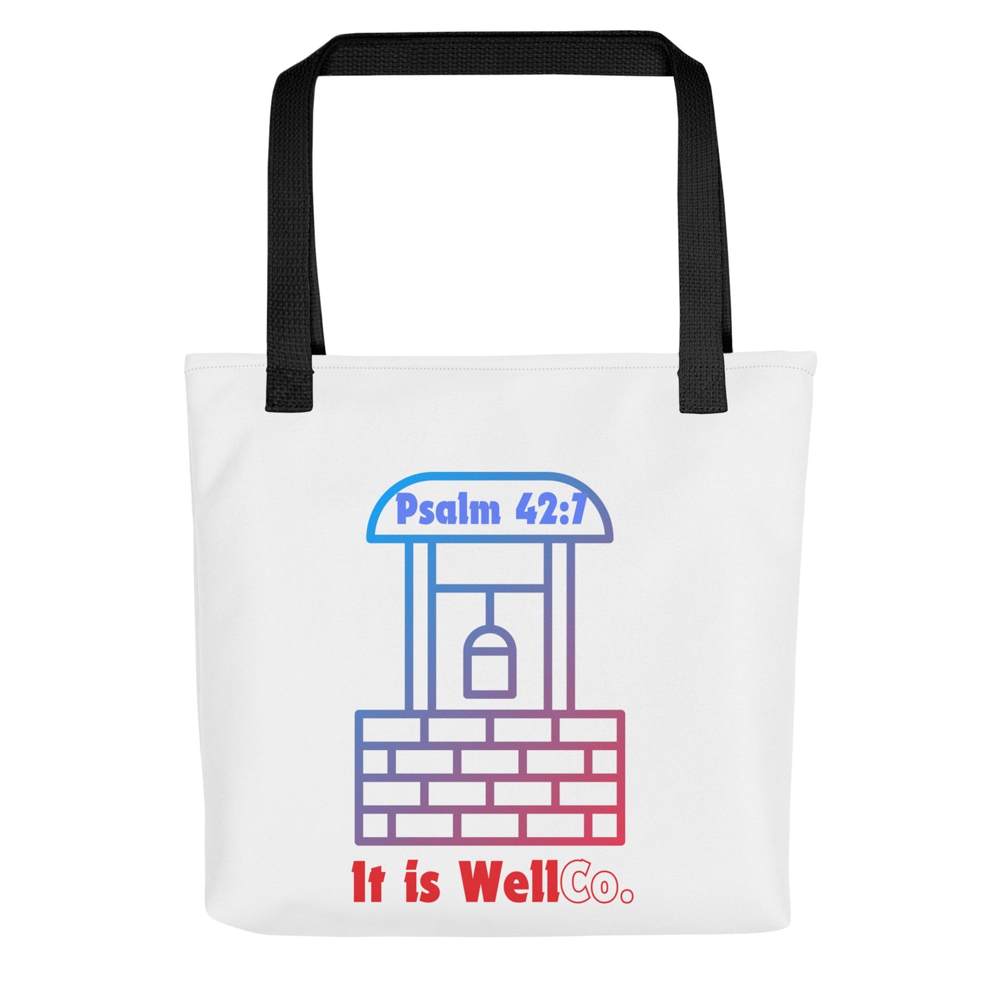 It Is Well White Tote bag