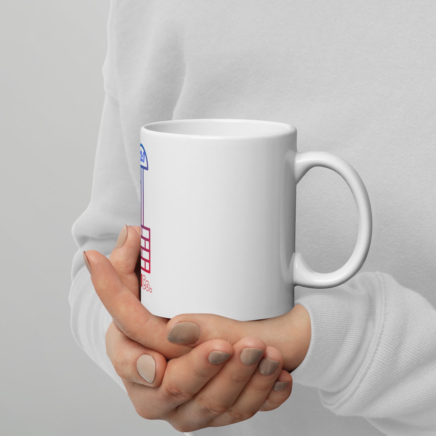 It Is Well White glossy mug