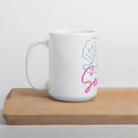 Truth Seeker White glossy mug