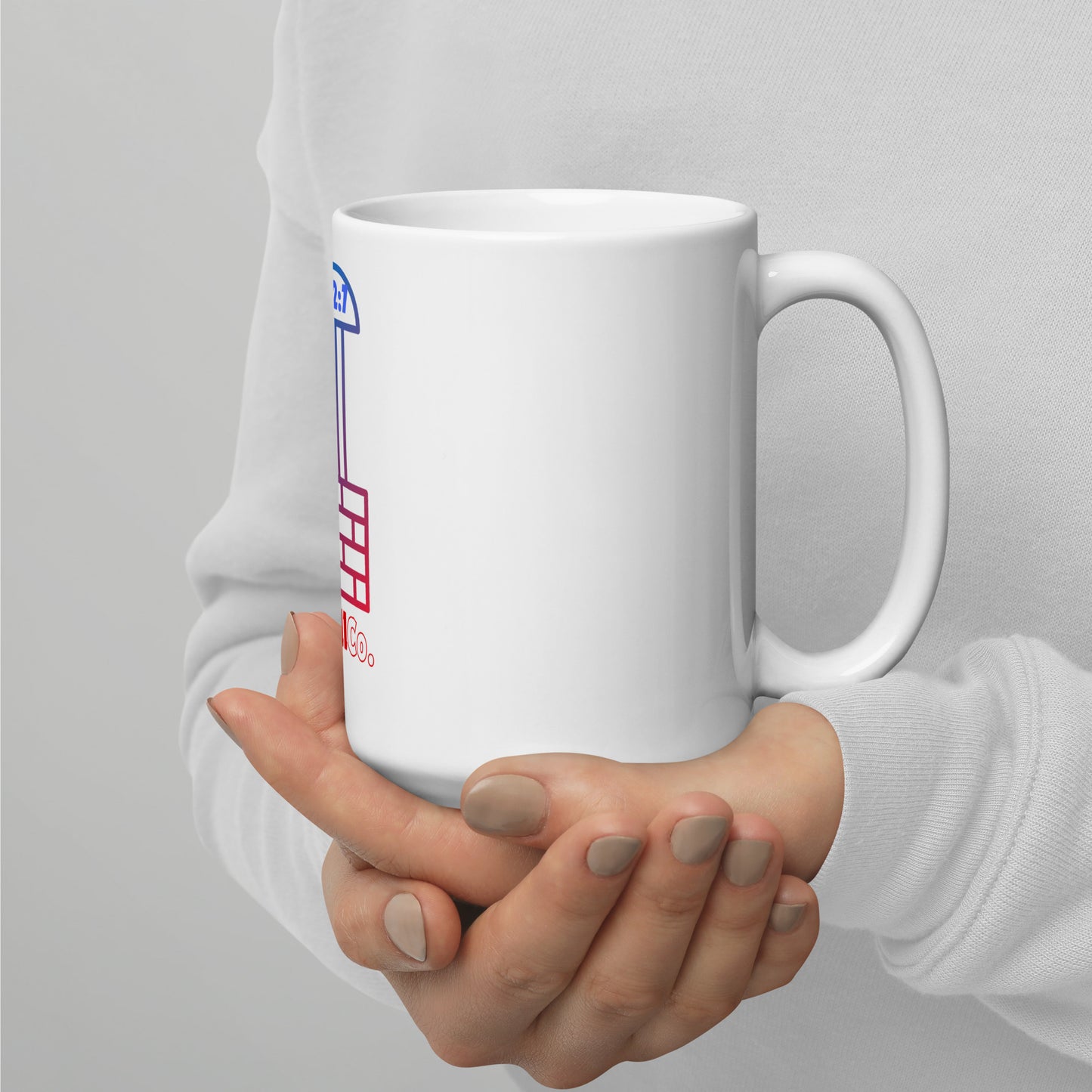 It Is Well White glossy mug