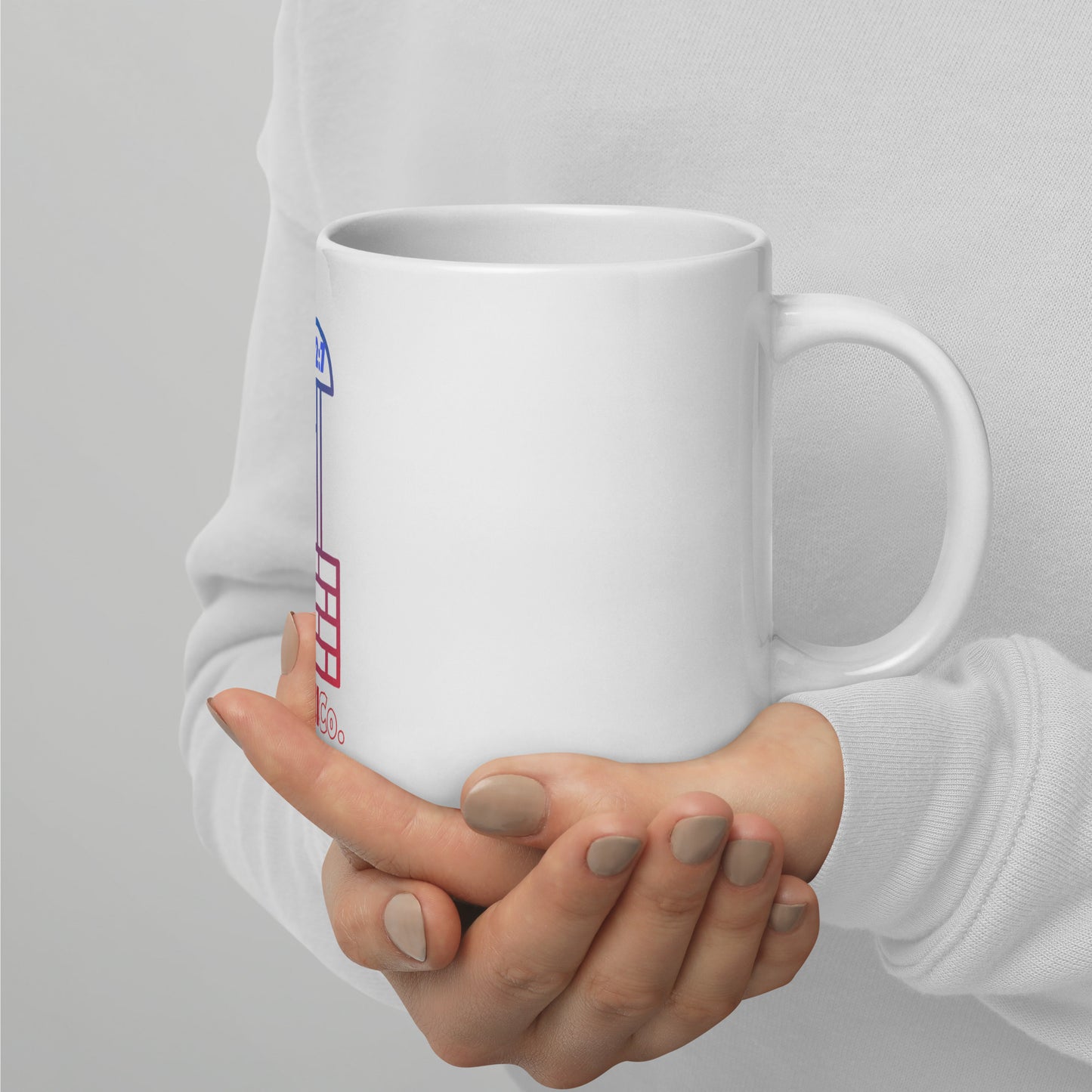 It Is Well White glossy mug