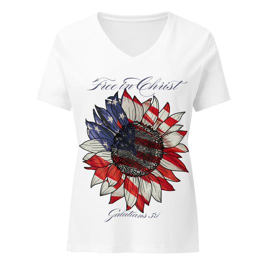 Women’s relaxed v-neck t-shirt