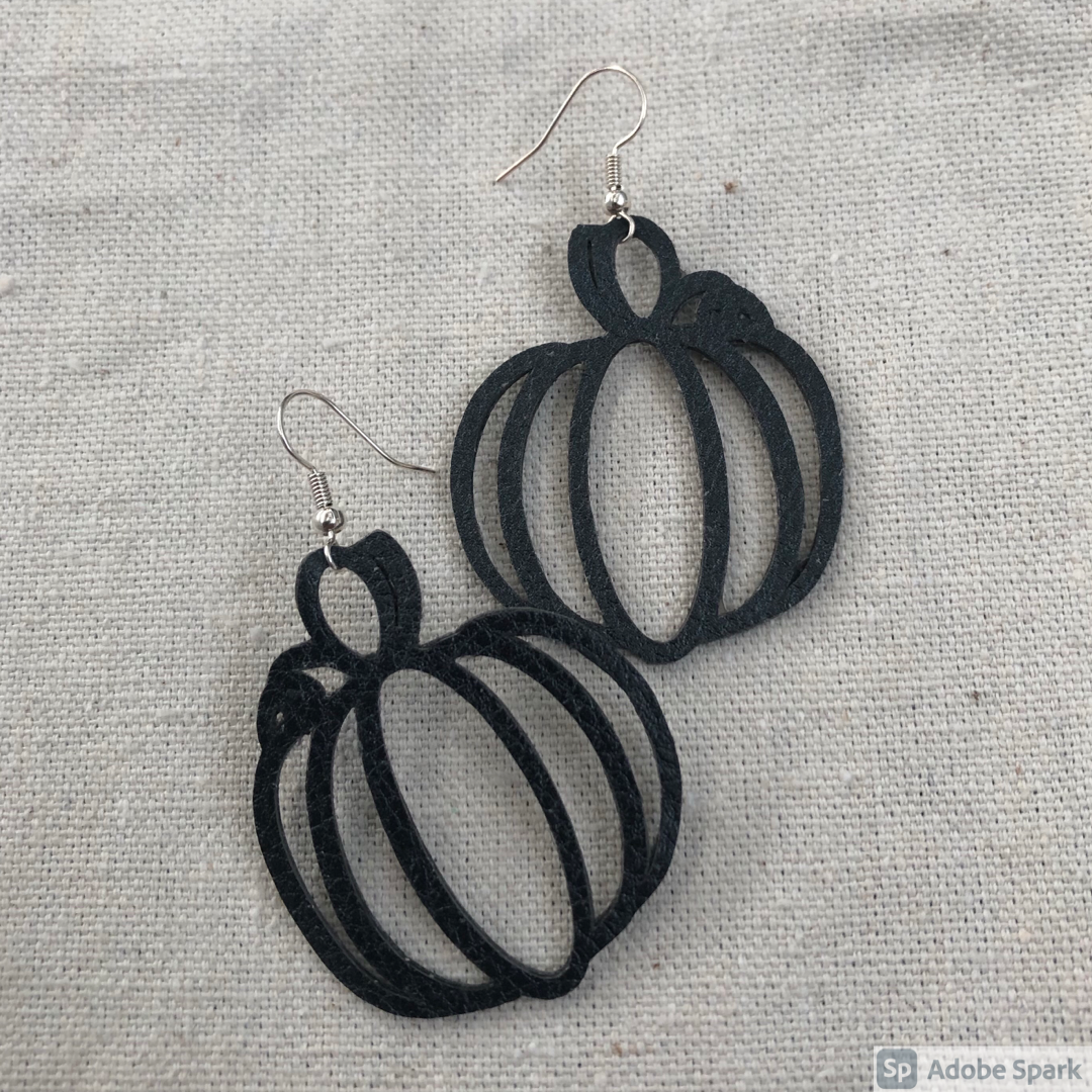 Handmade Pumpkin Earrings