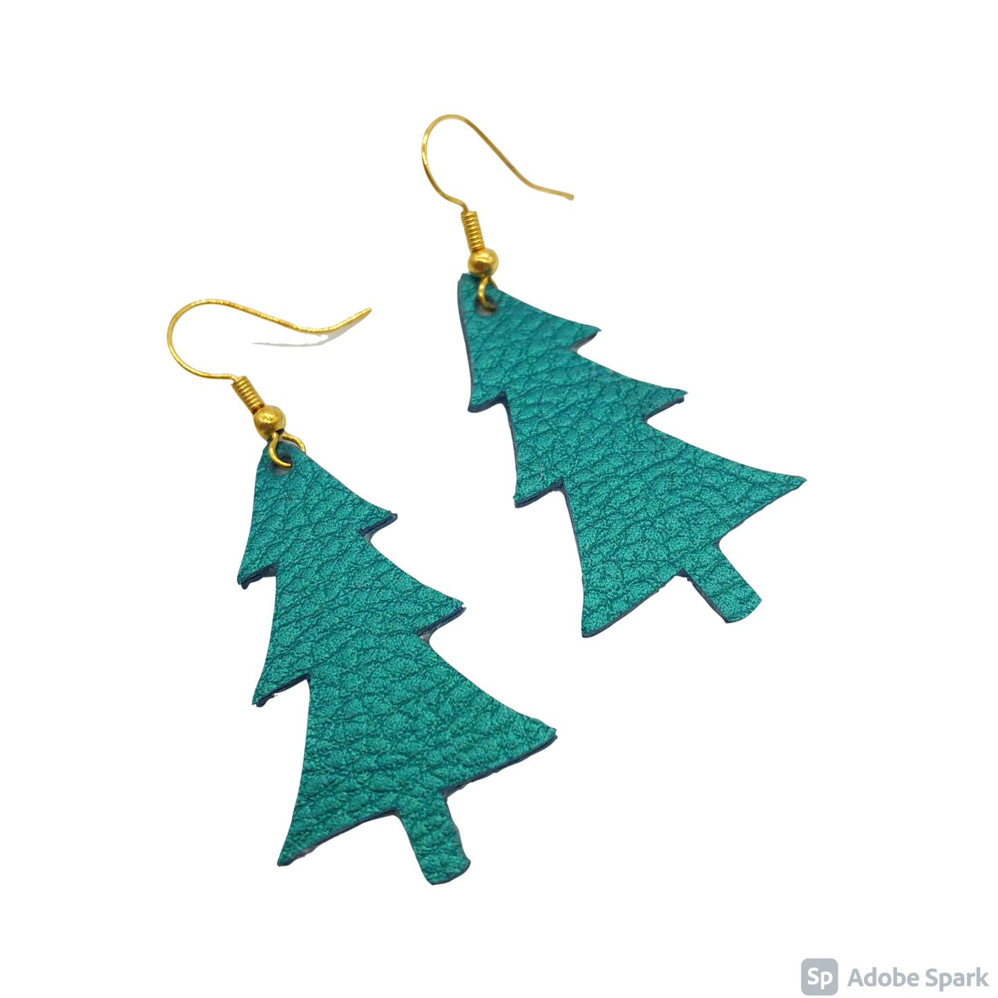 Handmade Christmas Tree Earrings